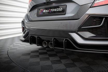 Splittery Tylne Boczne Honda Civic Sport Mk10 Facelift Maxton