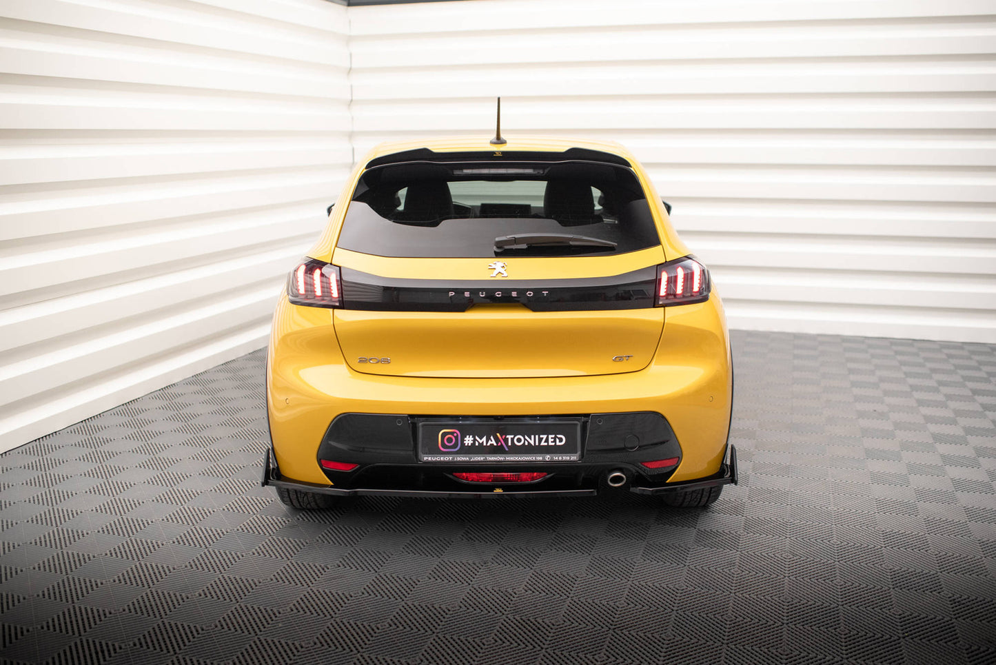 Splittery Tylne Boczne Peugeot 208 GT Mk2 Maxton Design
