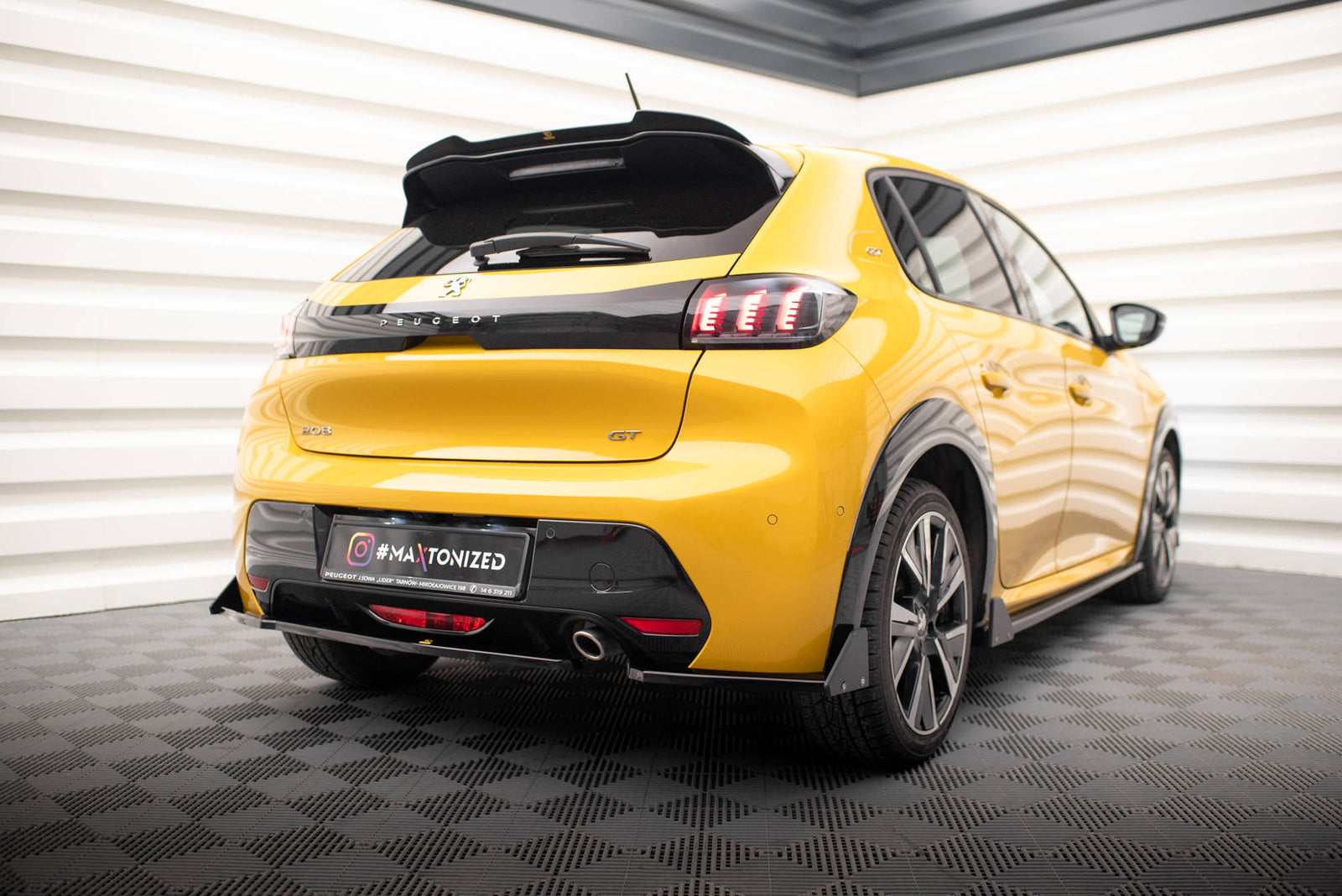 Splittery Tylne Boczne Peugeot 208 GT Mk2 Maxton Design