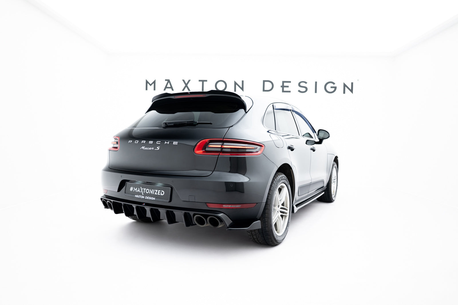 Splittery Tylne Porsche Macan Mk1 Facelift Maxton Design