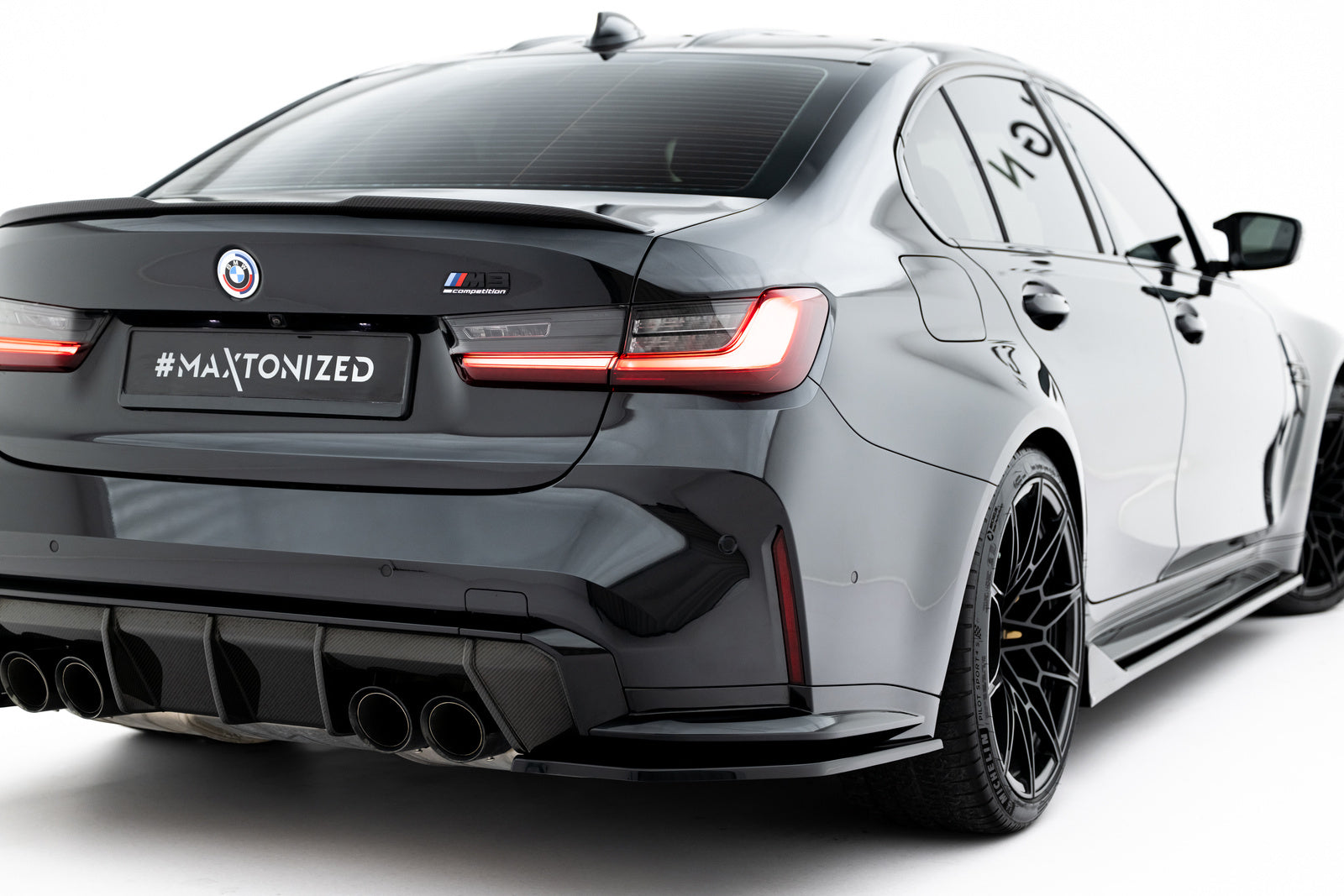 Splittery Tylne Boczne BMW M3 G80/G81 Sedan/Touring Maxton