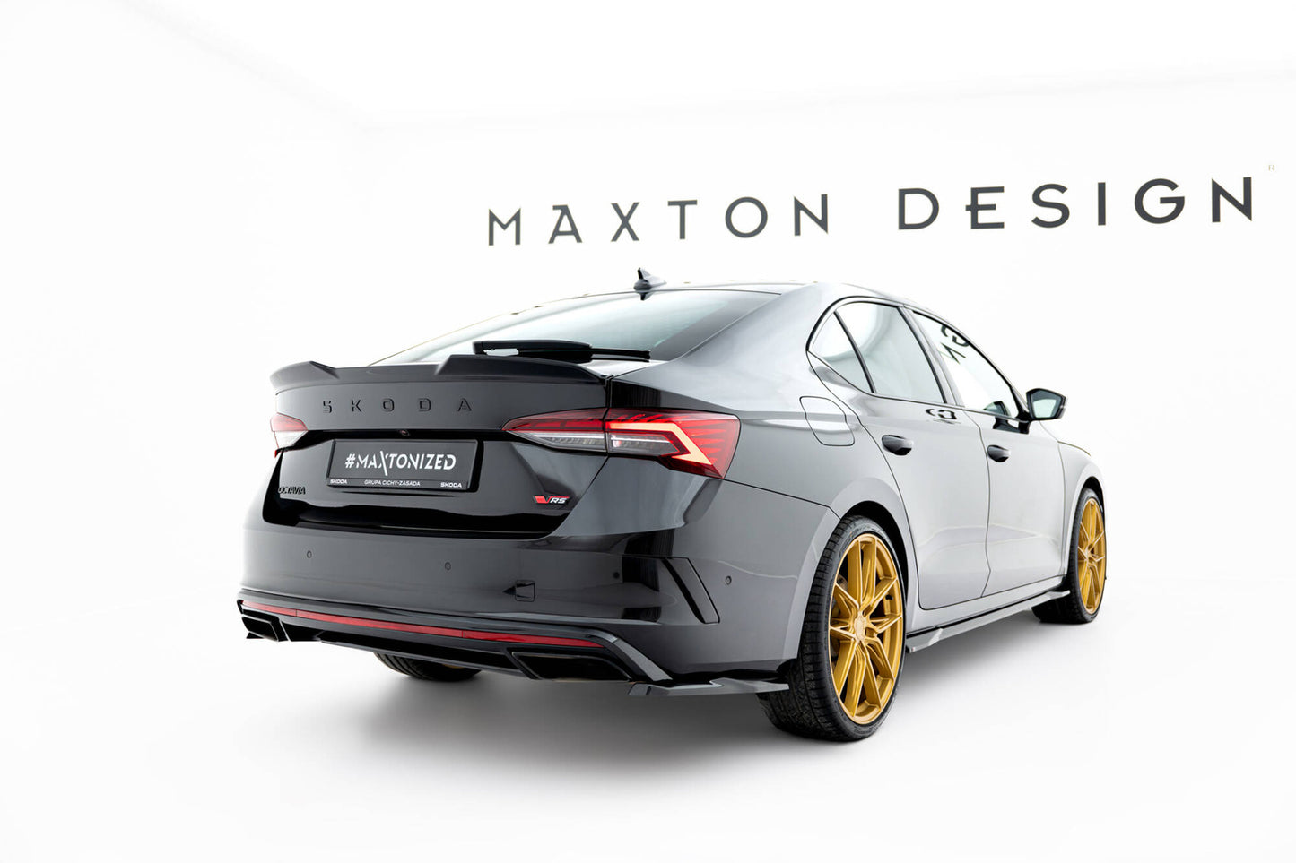 Splittery Tylne Boczne Skoda Octavia RS Mk4 Maxton Design