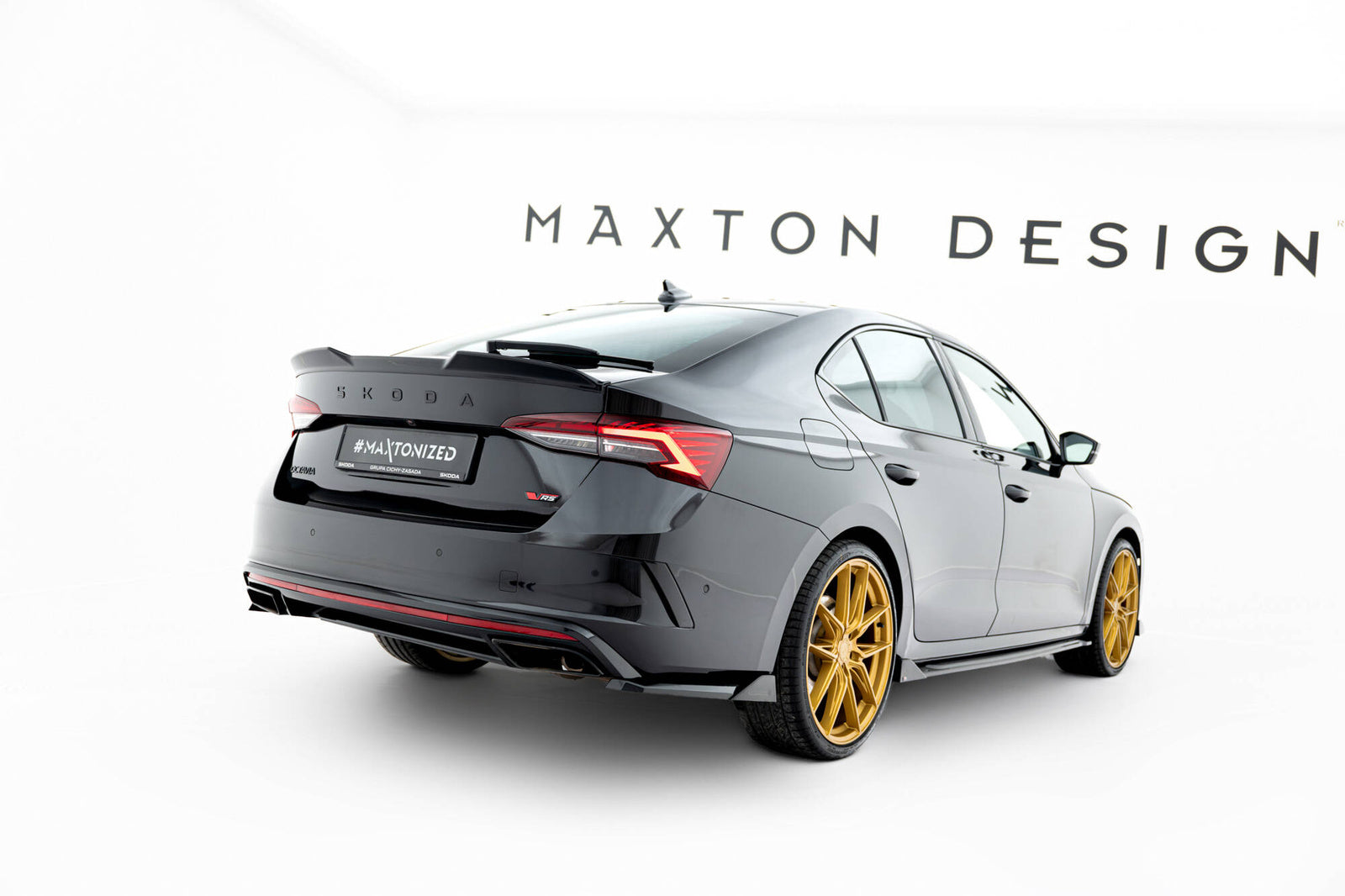 Splittery Tylne Skoda Octavia RS Mk4 Maxton Design V.6