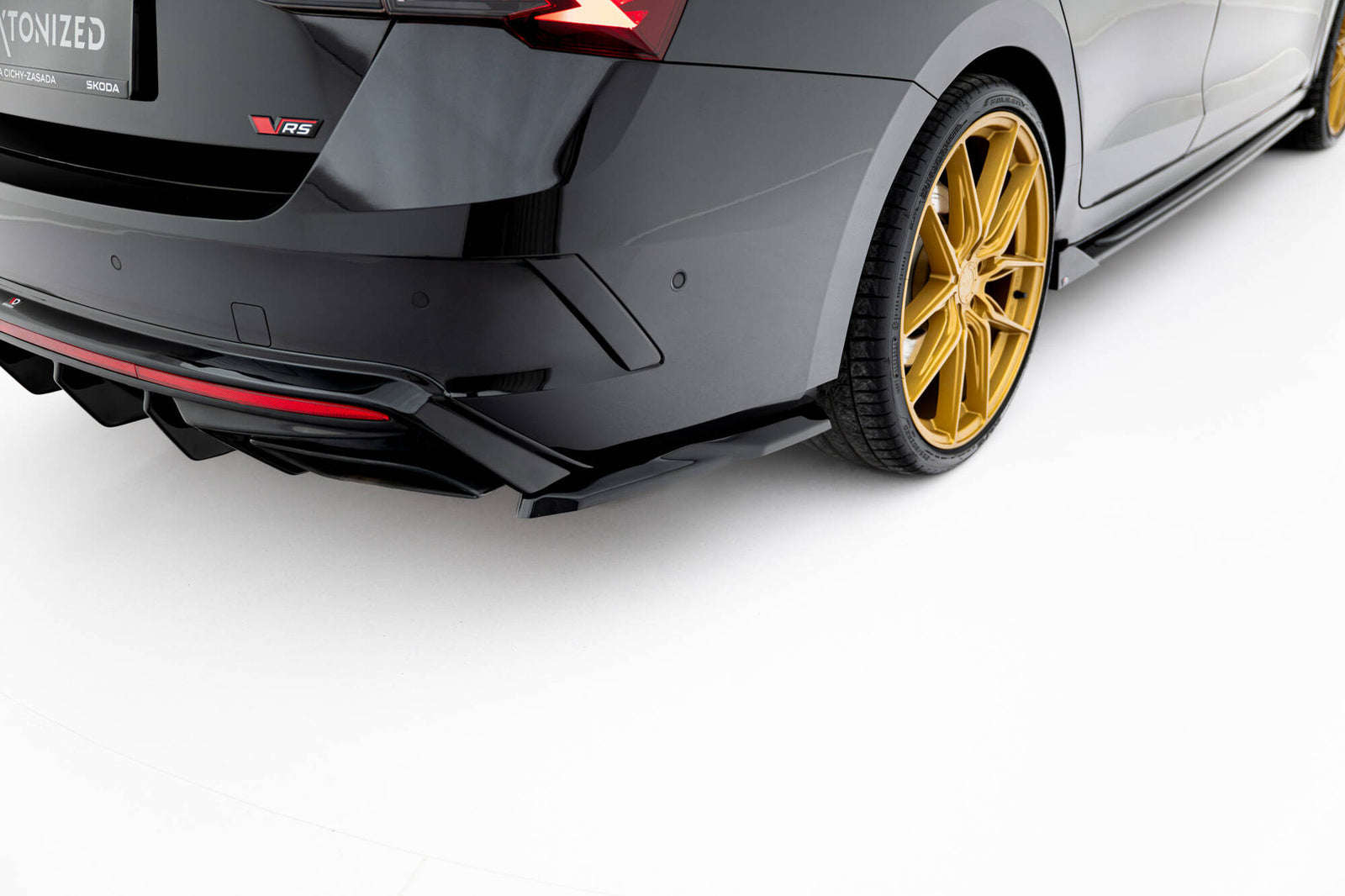 Splittery Tylne Skoda Octavia RS Mk4 Maxton Design V.7
