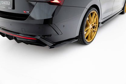 Splittery Tylne Skoda Octavia RS Mk4 Maxton Design V.7