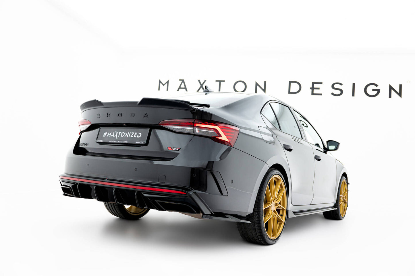 Splittery Tylne Skoda Octavia RS Mk4 Maxton Design V.7