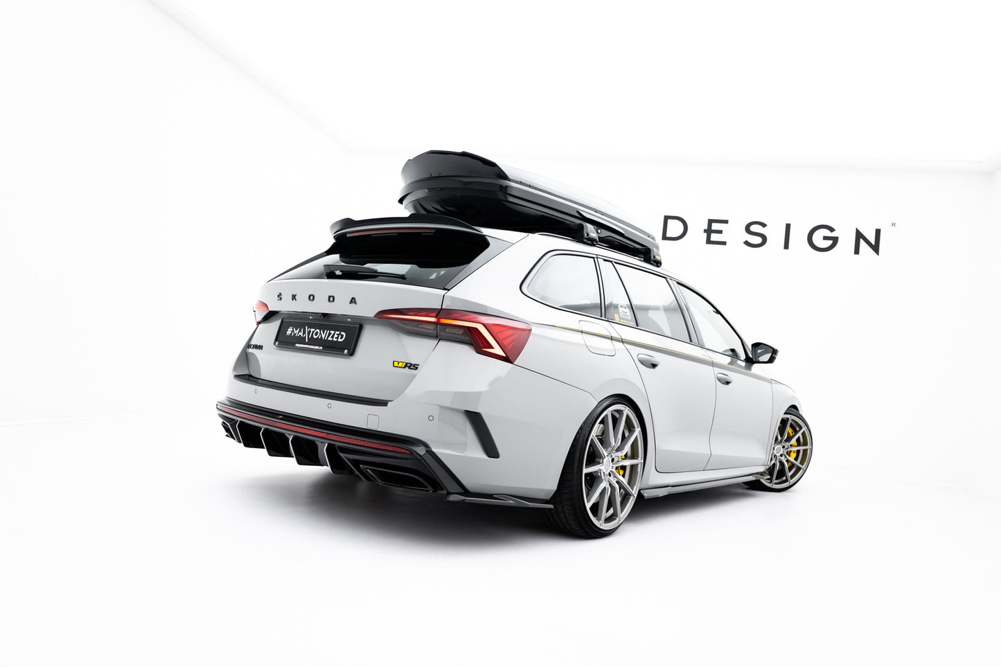 Splittery Tylne Skoda Octavia RS Mk4 Maxton Design V.7