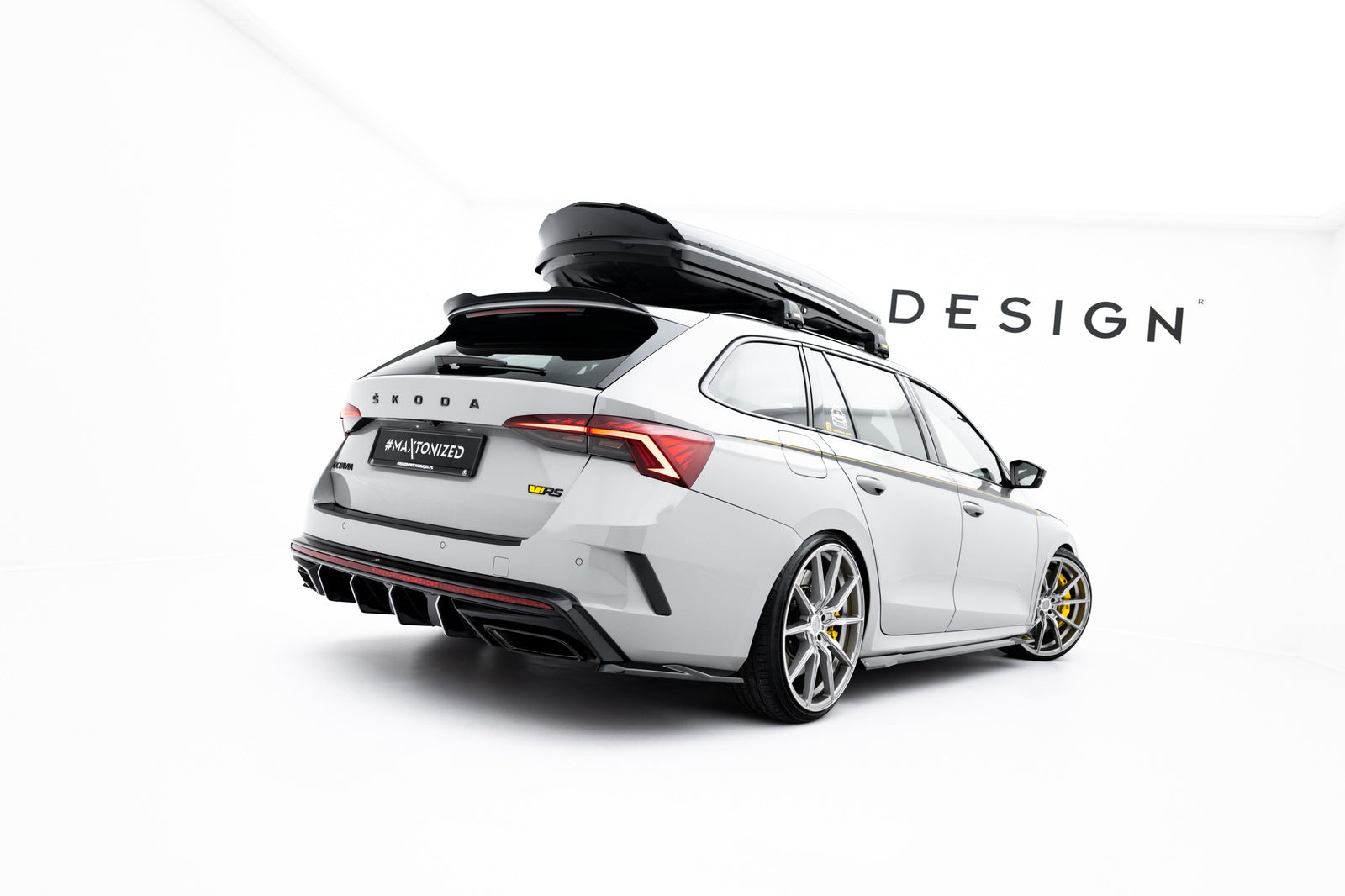Splittery Tylne Skoda Octavia RS Mk4 Maxton Design V.7