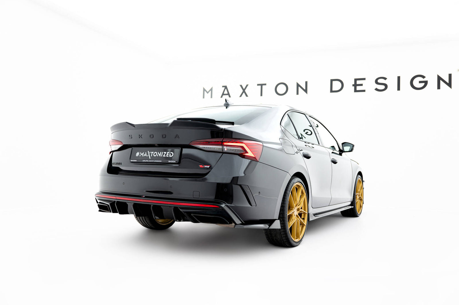 Splittery Tylne Skoda Octavia RS Mk4 Maxton Design V.8