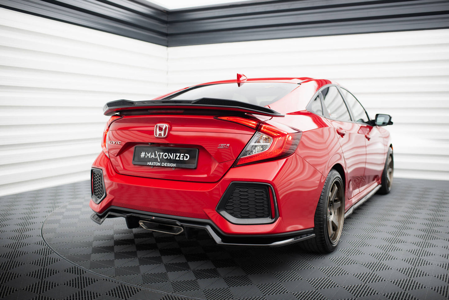 Spoiler Cap 3D Maxton Design Honda Civic SI Mk10