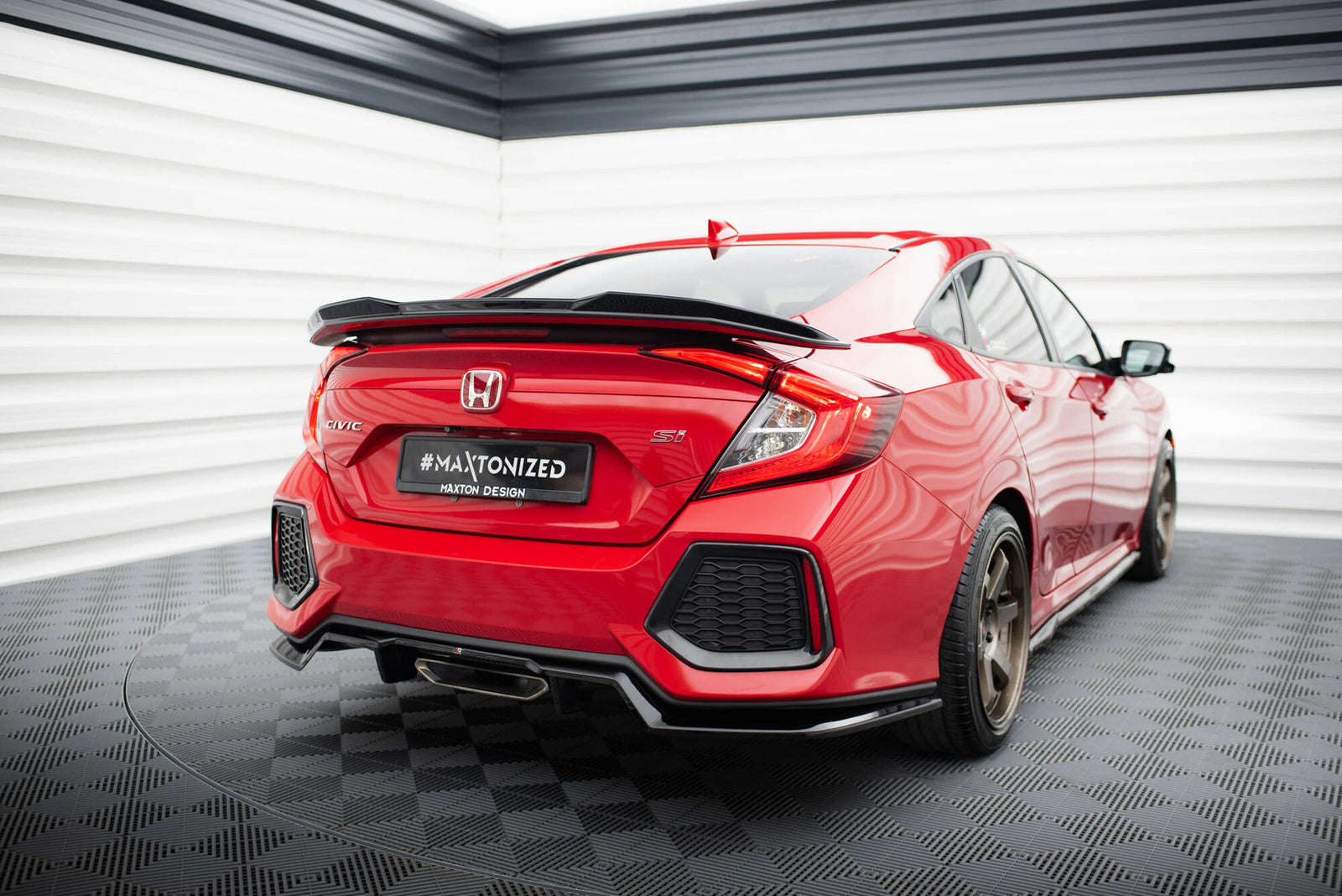 Spoiler Cap 3D Maxton Design Honda Civic SI Mk10