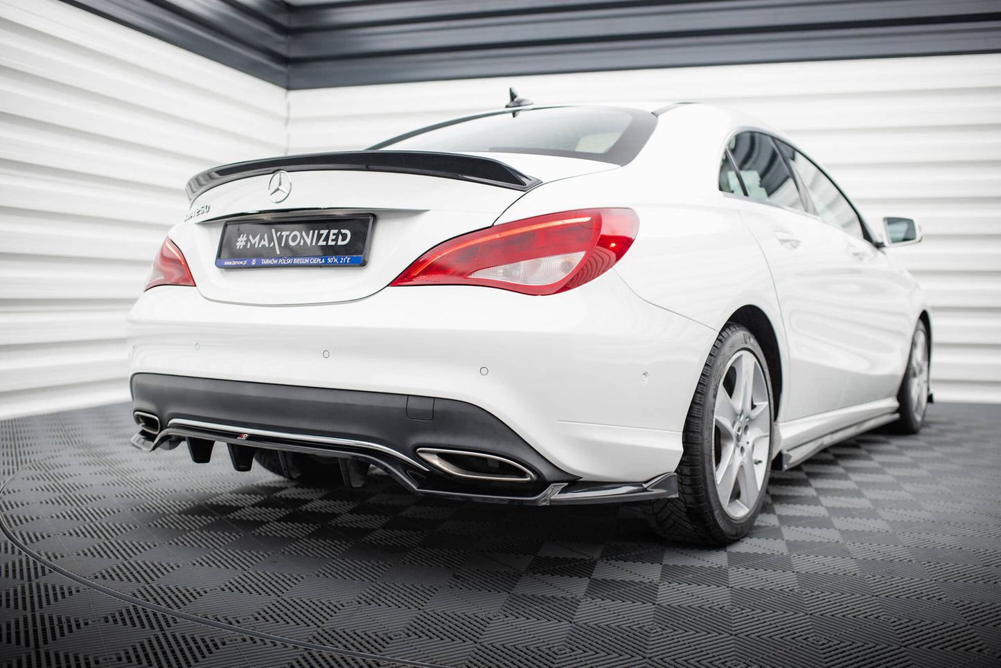 Spoiler Cap 3D Maxton Mercedes CLA C117 Facelift
