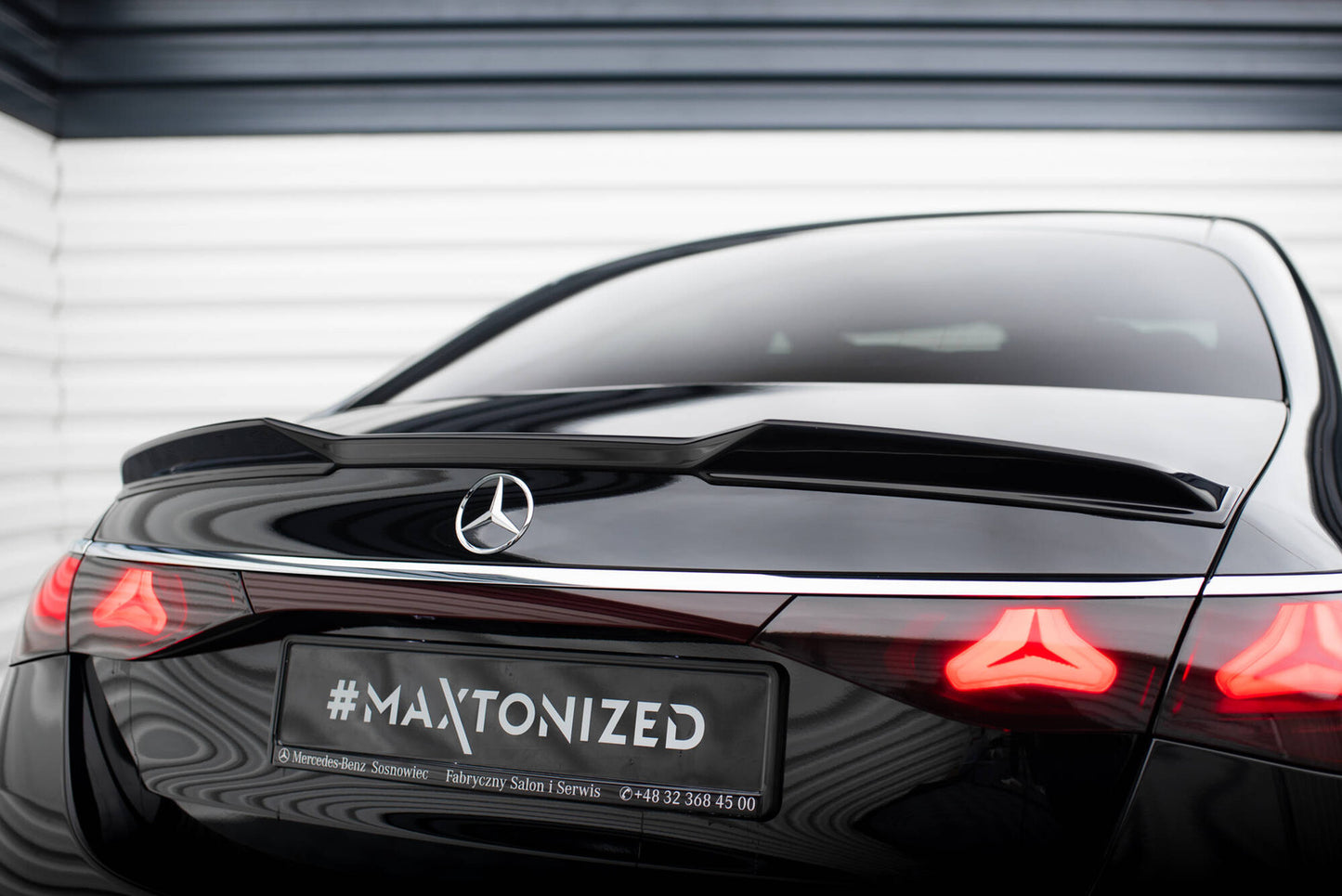 Spoiler Cap 3D Mercedes-Benz E Sedan W214 AMG-Line Maxton