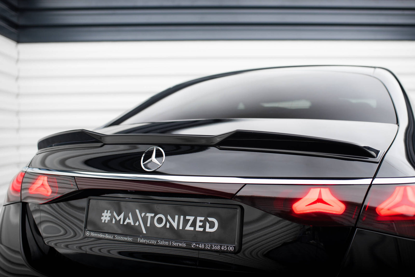 Spoiler Cap 3D Mercedes-Benz E Sedan W214 AMG-Line Maxton