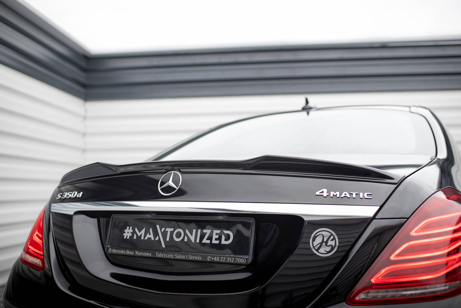 Spoiler Cap 3D Mercedes S W222 AMG-Line Maxton Design