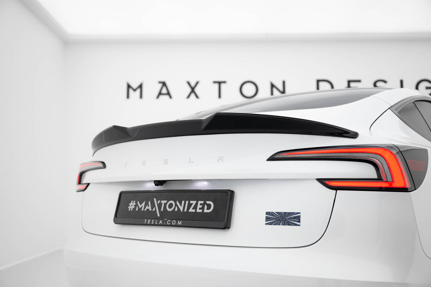 Spoiler Cap 3D Tesla Model 3 Performance Mk1 Maxton Design