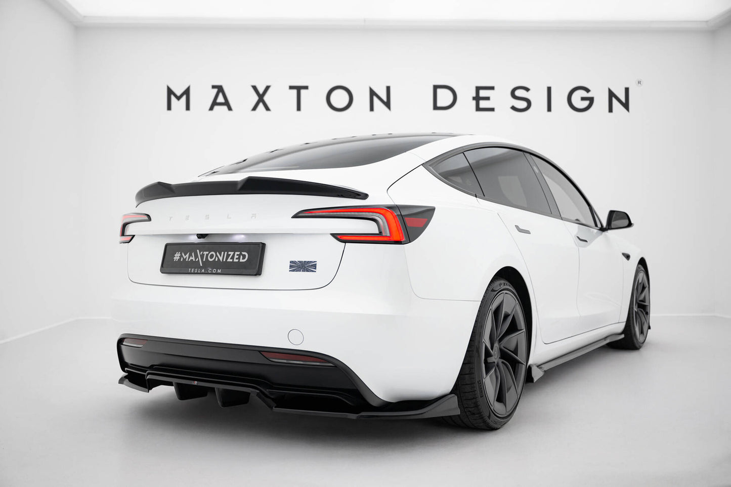 Spoiler Cap 3D Tesla Model 3 Performance Mk1 Maxton Design