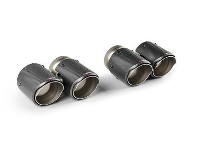 Akrapovič Końcówki wydechu carbon okrągłe – BMW M5 Standard / Competition G90