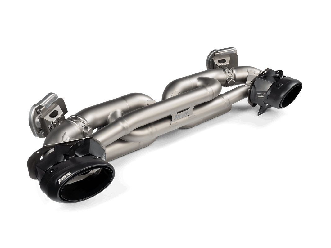 Akrapovič Końcówki wydechu tytan czarny – Porsche 911 Turbo 992