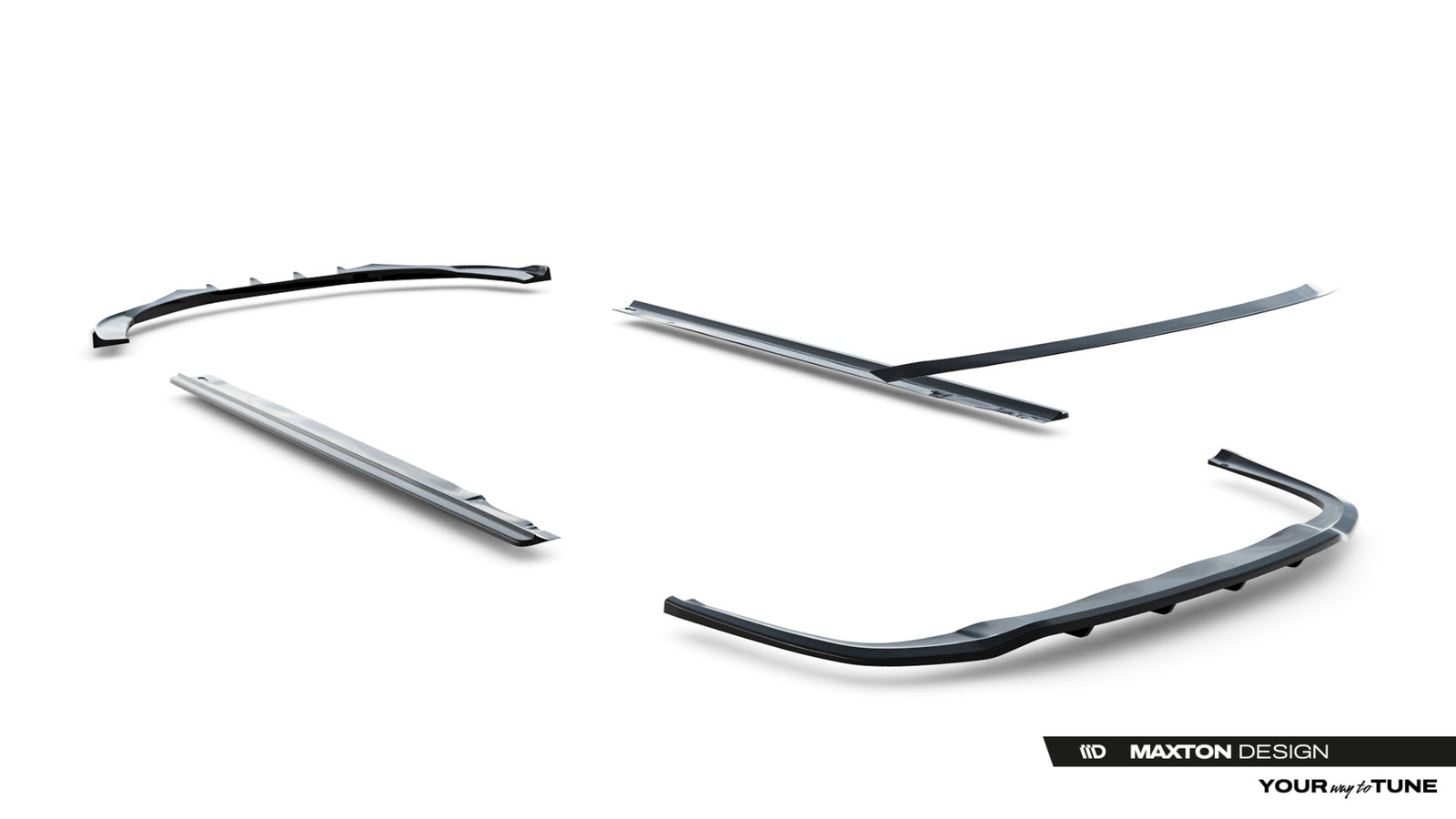 Zestaw Splitterów Audi A8 Long D4 Facelift Maxton Design