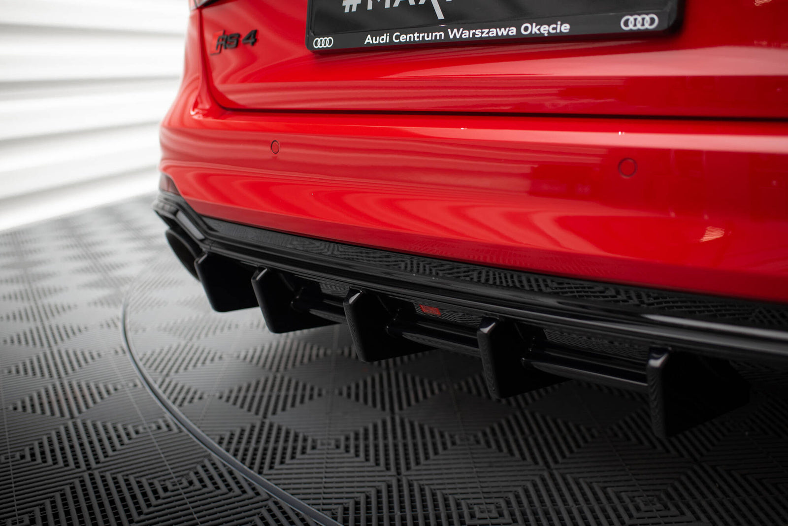 Zestaw Splitterów Maxton Design Audi RS4 B9 Facelift