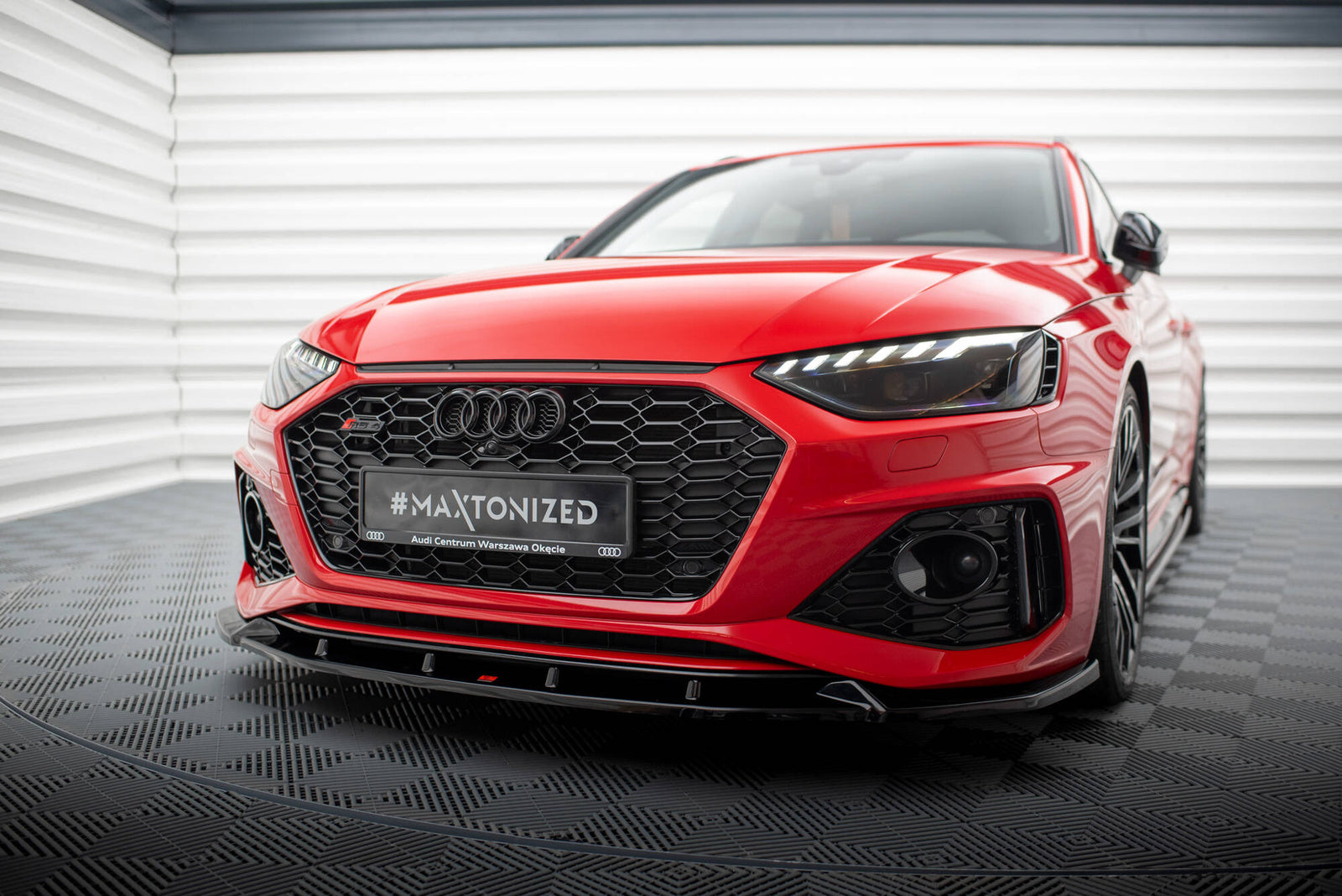 Zestaw Splitterów Maxton Design Audi RS4 B9 Facelift