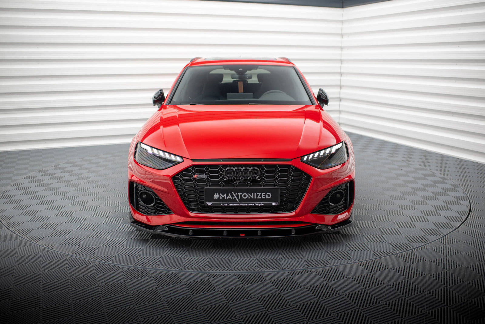 Zestaw Splitterów Maxton Design Audi RS4 B9 Facelift