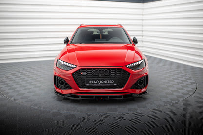 Zestaw Splitterów Maxton Design Audi RS4 B9 Facelift