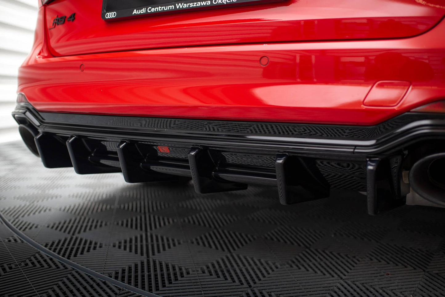 Zestaw Splitterów Maxton Design Audi RS4 B9 Facelift