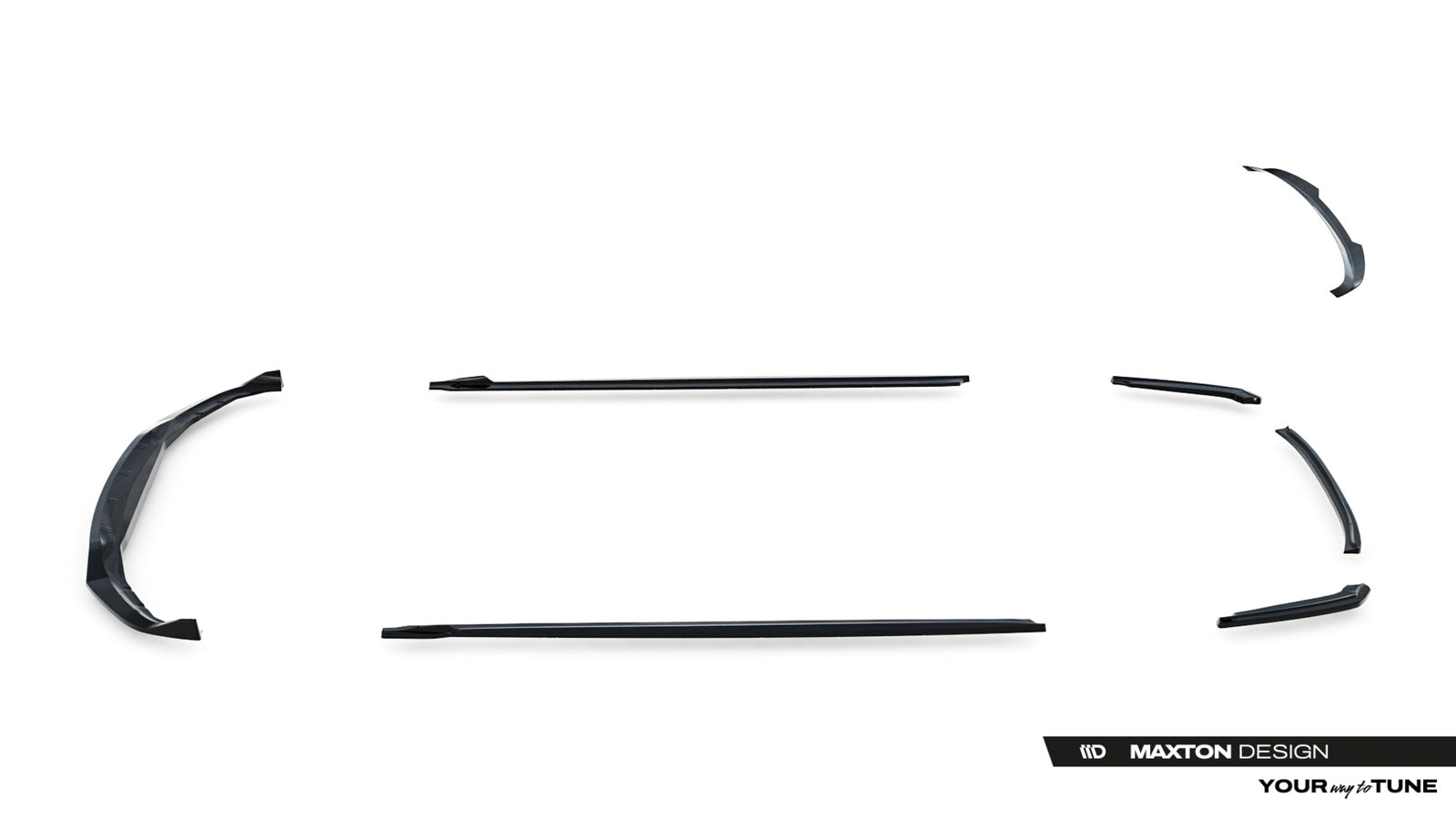 Zestaw Splitterów Maxton BMW 5 Touring G31 M-Pack