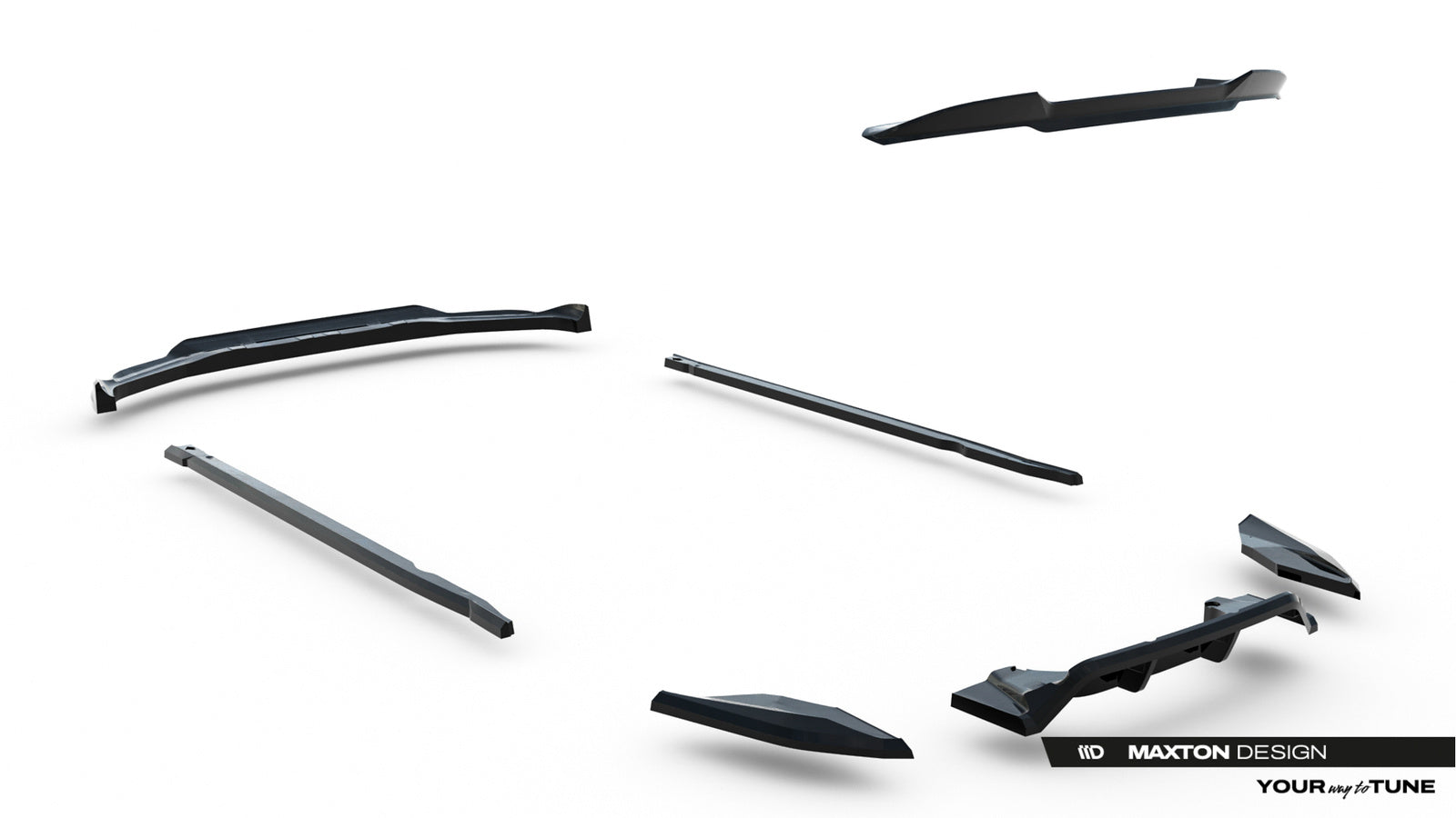 Zestaw Splitterów Maxton BMW X1 M35i U11 - Tuning