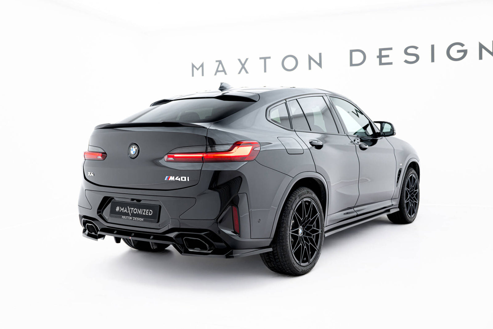 Zestaw Splitterów Maxton BMW X4 G02 Facelift M-Pack