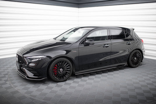 Zestaw Splitterów Maxton Mercedes A35 AMG W177 Facelift