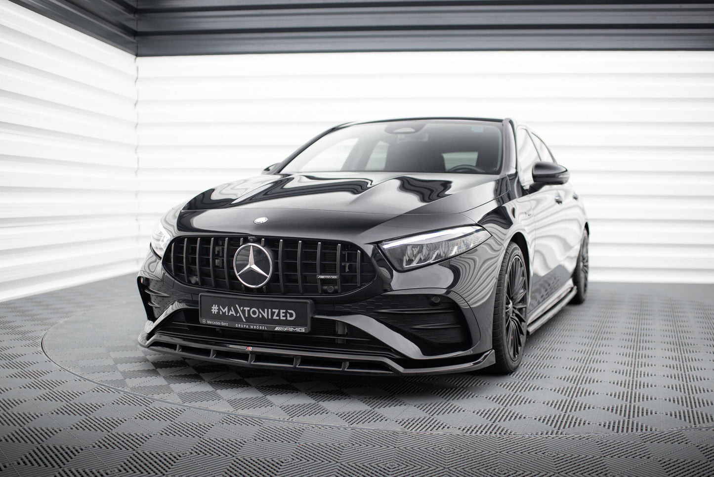 Zestaw Splitterów Maxton Mercedes A35 AMG W177 Facelift