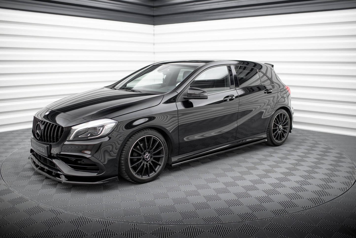 Zestaw Splitterów Maxton Mercedes A W176 AMG-Line Facelift