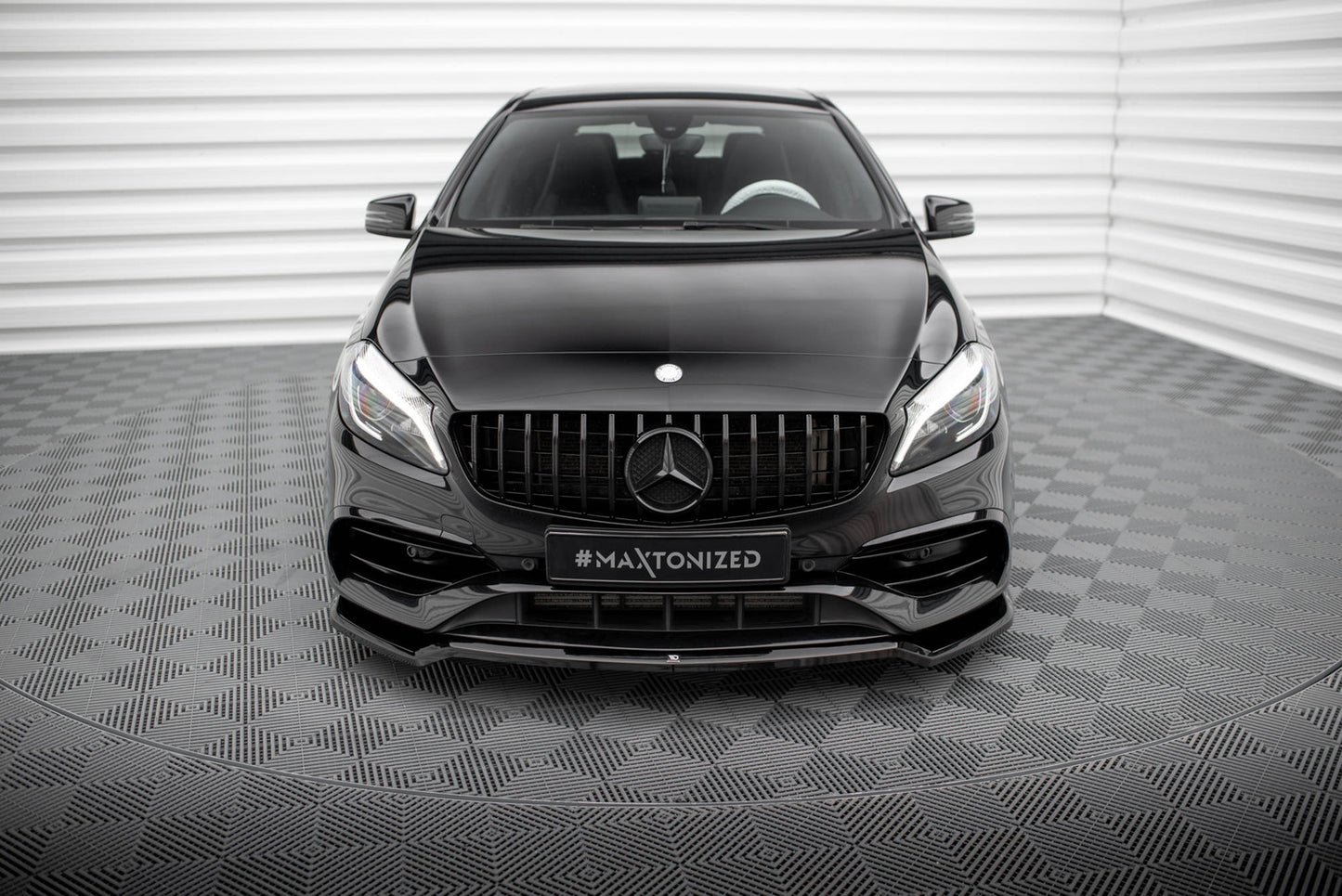 Zestaw Splitterów Maxton Mercedes A W176 AMG-Line Facelift