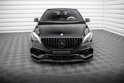 Zestaw Splitterów Maxton Mercedes A W176 AMG-Line Facelift
