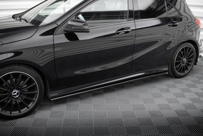 Zestaw Splitterów Maxton Mercedes A W176 AMG-Line Facelift
