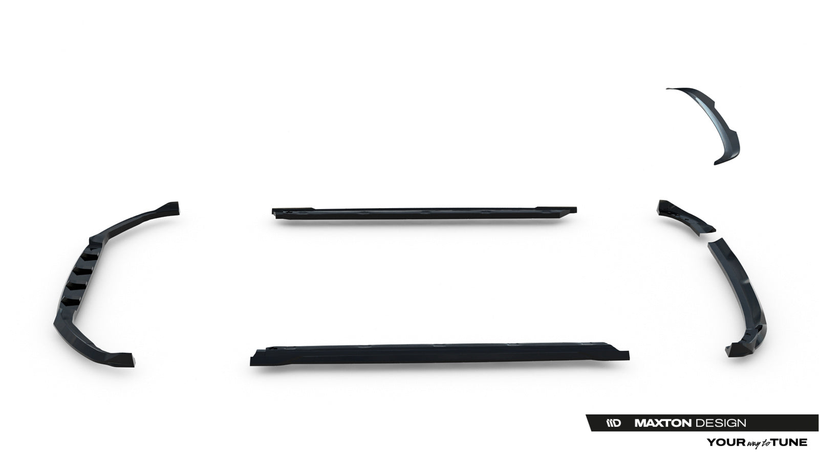 Zestaw Splitterów Maxton Opel Corsa F Facelift