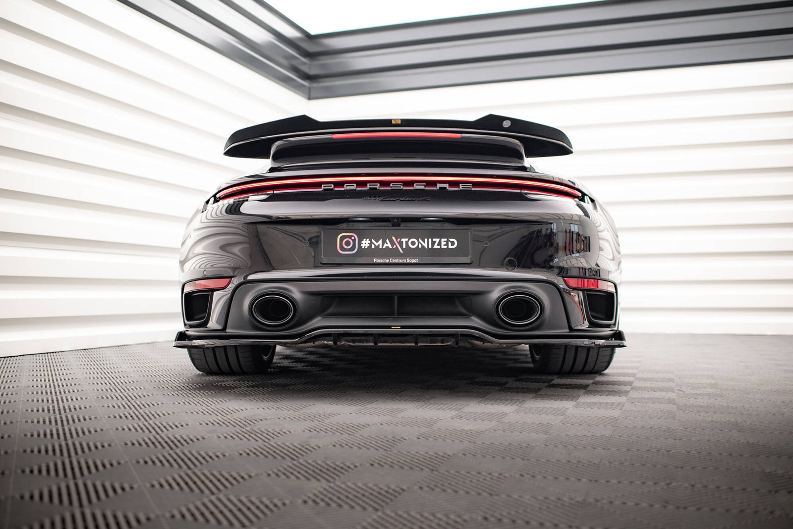 Zestaw Splitterów Maxton Design Porsche 911 Turbo S 992