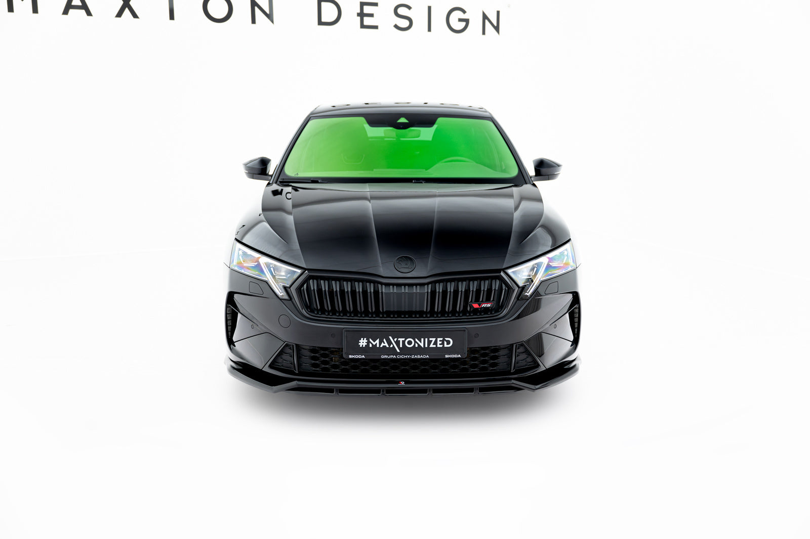Zestaw Splitterów Maxton Skoda Octavia RS Liftback Mk4 FL