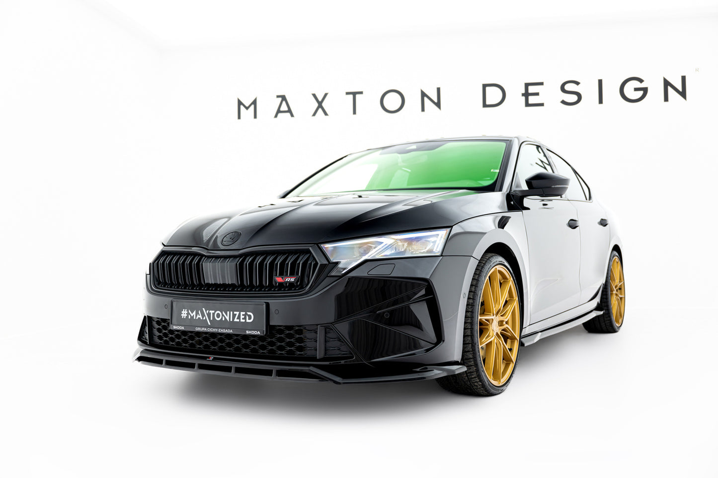 Zestaw Splitterów Maxton Skoda Octavia RS Liftback Mk4 FL
