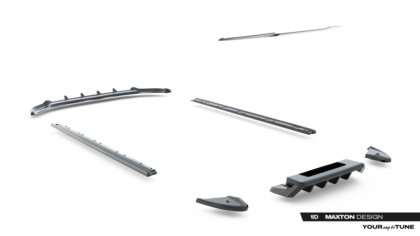 Zestaw Splitterów Maxton Design Volkswagen T-Roc R Mk1