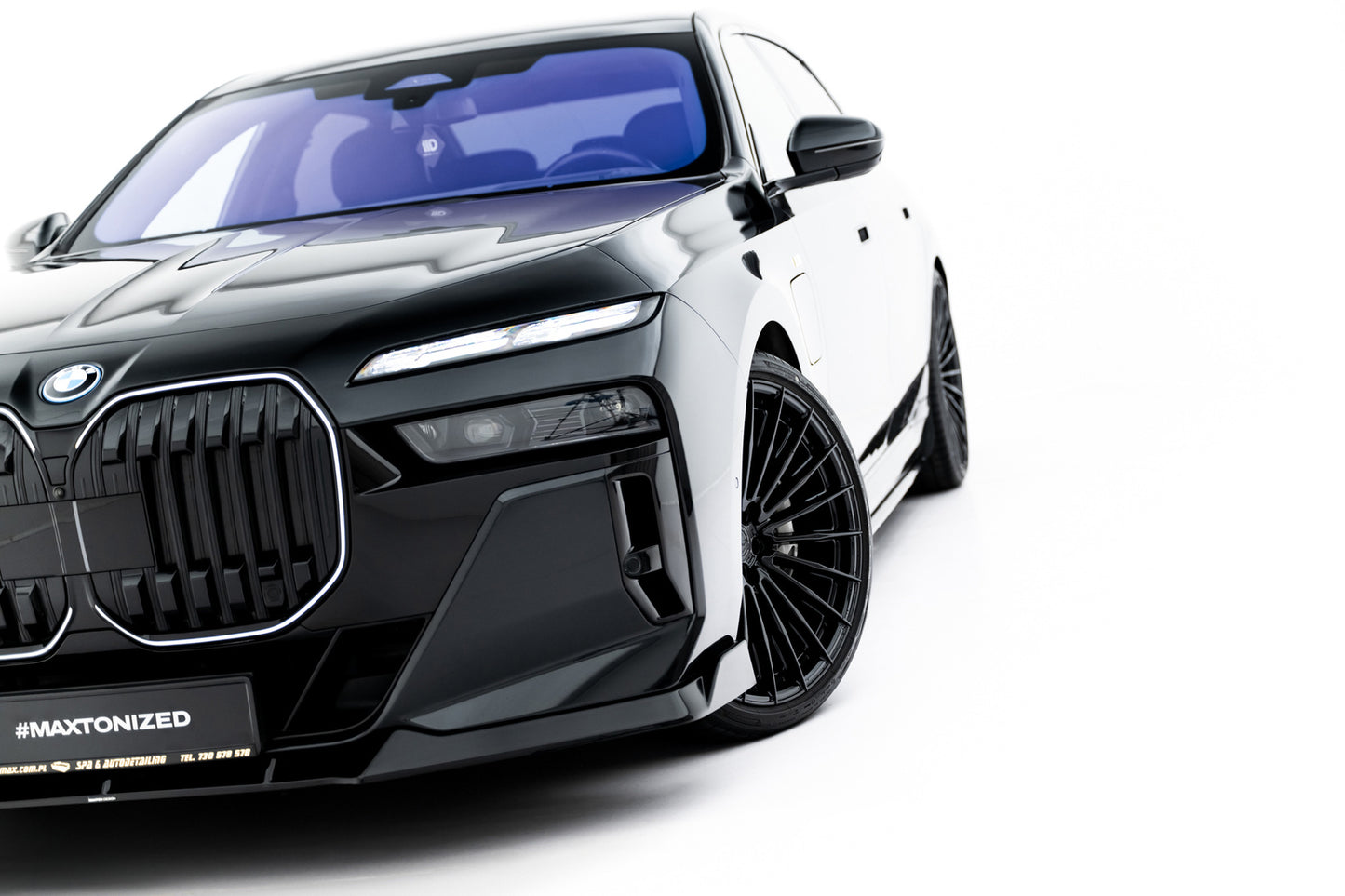 Zestaw Splitterów V.2 BMW 740d/740i G70 M-Pack Maxton Design