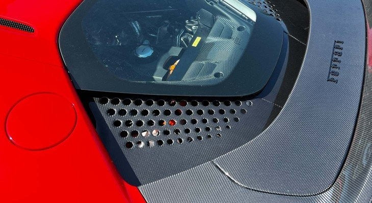 NOVITEC Wloty powietrza do silnika carbon (zderzak tylny) - Ferrari SF90