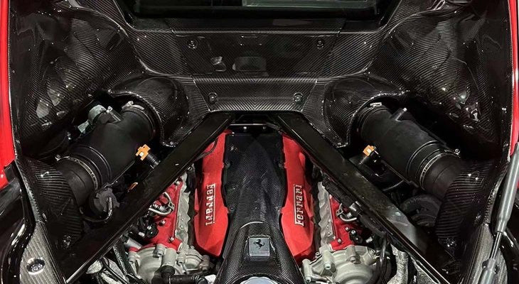 NOVITEC Oslony silnika carbon - Ferrari SF90 - 2