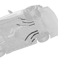 Toyota GR Supra A90 – łopatki pod podłogę ARD carbon pre-preg ADRO
