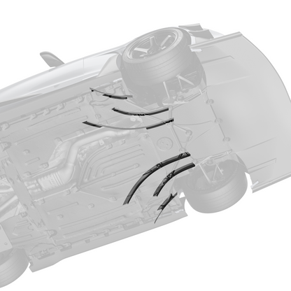 Toyota GR Supra A90 – łopatki pod podłogę ARD carbon pre-preg ADRO